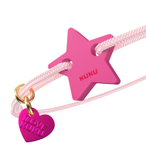 NARUKU - STAR - Babypink-Pink